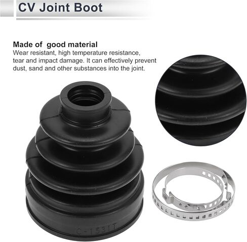 Inner CV Joint Boot Kit for Subaru Ascent 2019-2024 for Subaru Crosstrek 2013-2023 Constant Velocity Joint Boot No.28323SC000 W/Clamps 1 Set in Saudi Arabia