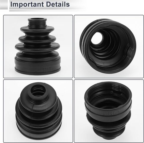 Inner CV Joint Boot Kit for Subaru Ascent 2019-2024 for Subaru Crosstrek 2013-2023 Constant Velocity Joint Boot No.28323SC000 W/Clamps 1 Set in Saudi Arabia
