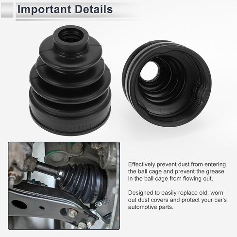 Inner CV Joint Boot Kit for Subaru Ascent 2019-2024 for Subaru Crosstrek 2013-2023 Constant Velocity Joint Boot No.28323SC000 W/Clamps 1 Set in Saudi Arabia