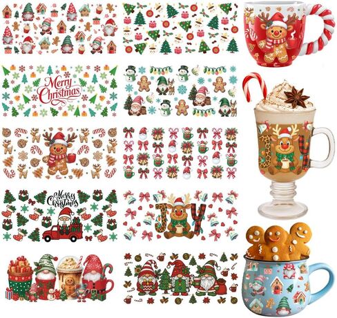 20 Pcs Funny UV DTF Cup Wraps,Vintage Whiskey UV DTF Rub on Transfer Sticker Waterproof Transfer Sticker Decals for 16OZ Glass Cups Water Bottle DIY Crafts in Kuwait