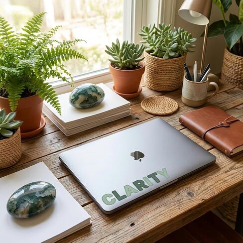 Mineral Tone Block Letter Sticker Collection - 775+ PCS Vinyl Alphabet Decals in Earthy Purples, Pinks, Greens, Greys, Browns with Uppercase, Lowercase, Numbers, & Symbols for Crafts + Scrapbooking in Saudi Arabia