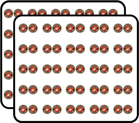 United States Marine Corps Set of Sticker for Scrapbooking Waterproof Vinyl Stickers for Water Bottle, Laptop & Phone Case 50 Pack in Saudi Arabia