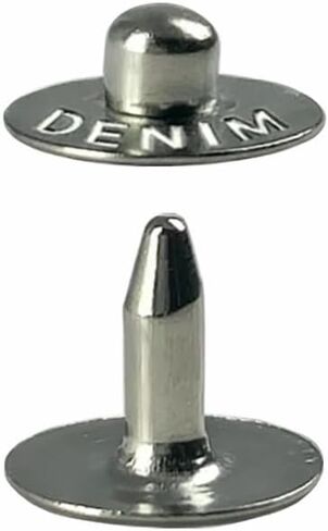 Denim Fasteners Nipple Jeans Rivets 9.5mm 3/8 inch 100 Sets in Kuwait