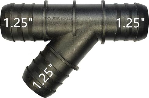 1.25" x 1.25" x 1.25" Fitting,Radiator Coolant Hose 3 Way Connector,Heater Y-Joint Diverter,Water Pipe Splitter Kit for Chevrolet,Ford,MINI,Edge,Ram,GMC,Jeep,Buick,Dodge,Chrysler,BMW,Audi,VW,Benz,32mm in Saudi Arabia