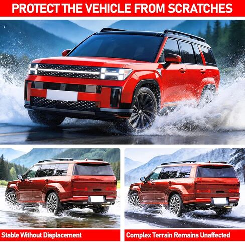 Mud Flaps for Hyundai Santa Fe 2023 2024 2025 2026,4PCS Upgraded Front Rear Splash Guards Compatible with Santa Fe MudGuards Exterior Accessories,All-Weather Mudflaps Fenders Protection No Drill in Saudi Arabia