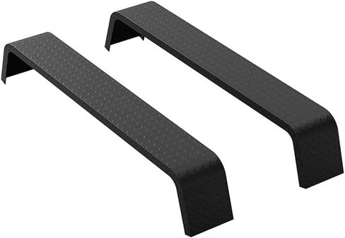 2-Pack Heavy Duty 14-Gauge Steel Tandem Axle Trailer Fenders, 72-7/8" x 10-1/4" x 13", Detachable Double Axle, Bolt-On/Weldable, Fits 13"-15" Tires for Car Hauler, Utility & Cargo Trailers in Saudi Arabia