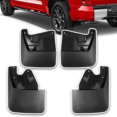 2022 Tundra Mud Flaps Compatible with 2022 2023 2024 Toyota Tundra with Hardware Kits 4pcs Splash Guards Front & Rear Side in Saudi Arabia