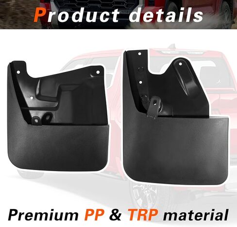 2022 Tundra Mud Flaps Compatible with 2022 2023 2024 Toyota Tundra with Hardware Kits 4pcs Splash Guards Front & Rear Side in Saudi Arabia