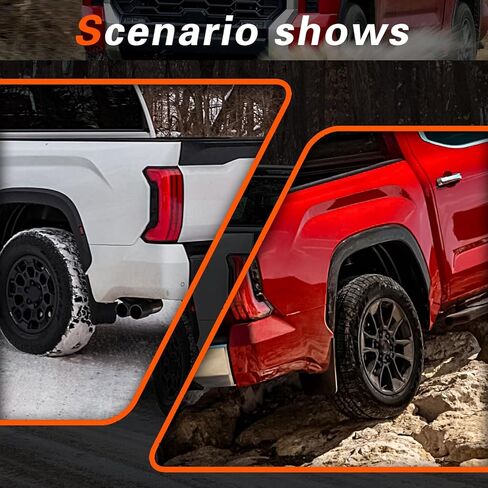2022 Tundra Mud Flaps Compatible with 2022 2023 2024 Toyota Tundra with Hardware Kits 4pcs Splash Guards Front & Rear Side in Saudi Arabia