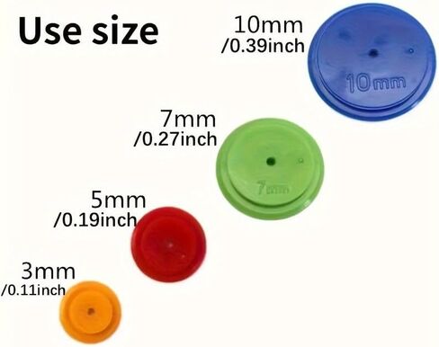4Pcs Patchwork Tracing Wheel Sewing Tool,4 Different Sizes Patchwork Tracing Wheel Allowance Liner Guider Disc for Scrapbooking Pages Paper DIY Quilting Stitching DIY Craft Tools in Kuwait