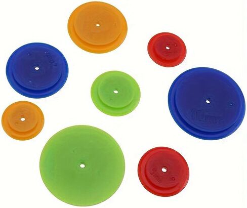 4Pcs Patchwork Tracing Wheel Sewing Tool,4 Different Sizes Patchwork Tracing Wheel Allowance Liner Guider Disc for Scrapbooking Pages Paper DIY Quilting Stitching DIY Craft Tools in Kuwait