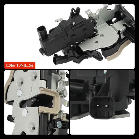 A-Premium Front Left Door Lock Actuator Driver Side Compatible with 2015-2023 Ford Transit-150, Transit-250, Transit-350, Transit-350 HD, V6 3.5L Only, with Hinged Door, 2 Pins Connector in Kuwait