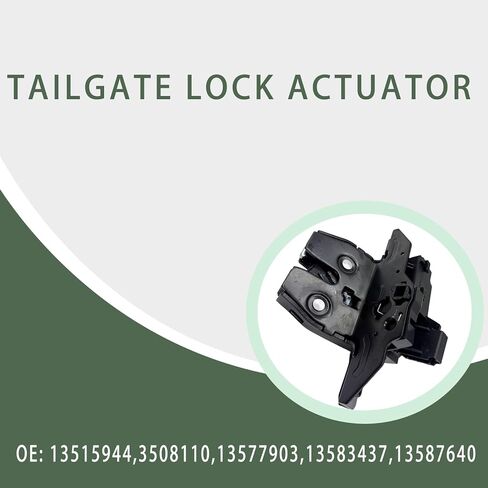 13515944 Rear Tailgate Lock Actuator for Chevrolet Trax Tahoe Suburban for GMC Yukon XL for Buick Encore 2015-2019 13508110 Rear Trunk Liftgate Assembly Manual Liftgate Actuator in Saudi Arabia