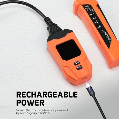 Rechargeable Circuit Breaker Finder & Electrical Circuit Tracer with GFCI Outlet Tester, NCV Voltage Detector, LCD Display, Flashlight, Audible/Visible Alerts, Carrying Case & 3 Adapters, 90-135V AC in Kuwait