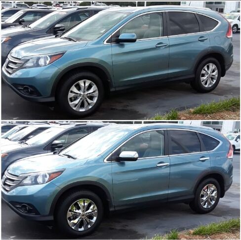 Trim Illusion Chrome Patented Mirror Cover Cap Overlay for 2012-2022 Honda CR-V & 2019-2022 Honda HR-V | Easy No-Tool Install | US Patented in Saudi Arabia
