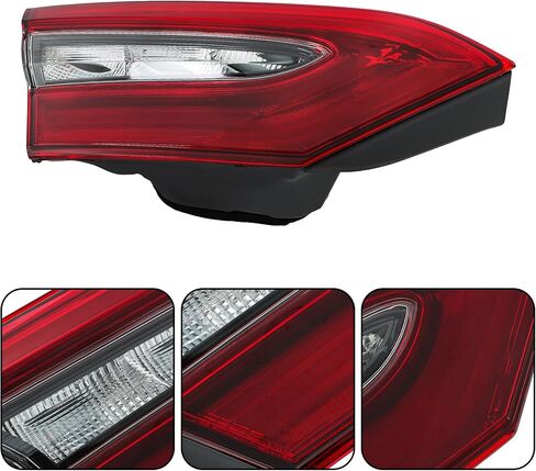 Driver Left Side Clear Lens Inner Tail Light Replacement for Camry XSE XLE 2021 2022 2023 Rear Brake Tail Lamp Replacement for 81590-06870 in Kuwait