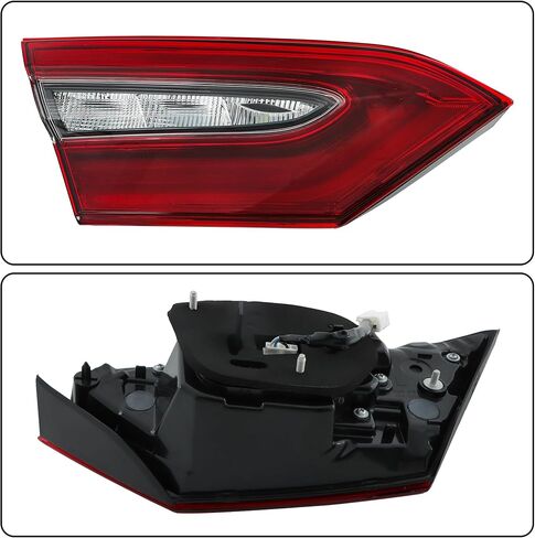 Driver Left Side Clear Lens Inner Tail Light Replacement for Camry XSE XLE 2021 2022 2023 Rear Brake Tail Lamp Replacement for 81590-06870 in Kuwait