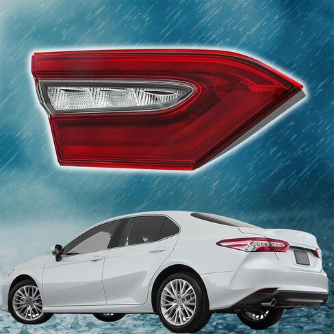 Driver Left Side Clear Lens Inner Tail Light Replacement for Camry XSE XLE 2021 2022 2023 Rear Brake Tail Lamp Replacement for 81590-06870 in Kuwait
