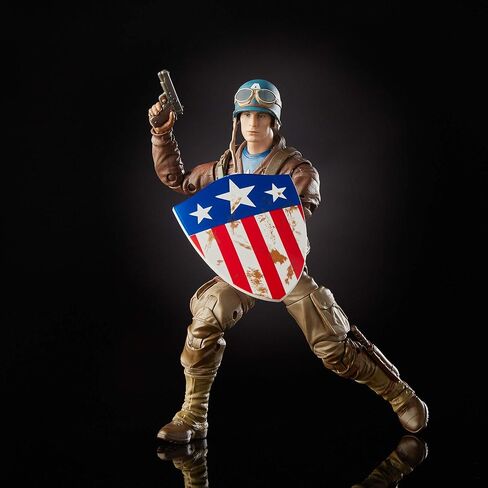 Marvel Legends Series Captain America: The First Avenger 6-Inch-Scale Movie-Inspired Captain America And Peggy Carter Collectible Action Figure 2-Pack (Amazon Exclusive) in Kuwait