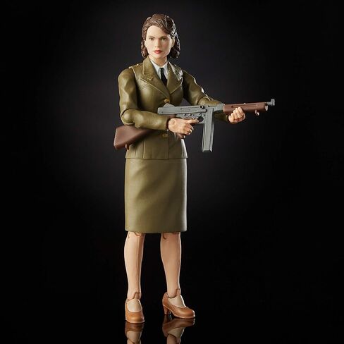 Marvel Legends Series Captain America: The First Avenger 6-Inch-Scale Movie-Inspired Captain America And Peggy Carter Collectible Action Figure 2-Pack (Amazon Exclusive) in Kuwait