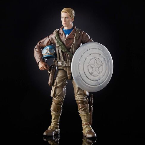 Marvel Legends Series Captain America: The First Avenger 6-Inch-Scale Movie-Inspired Captain America And Peggy Carter Collectible Action Figure 2-Pack (Amazon Exclusive) in Kuwait