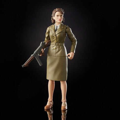 Marvel Legends Series Captain America: The First Avenger 6-Inch-Scale Movie-Inspired Captain America And Peggy Carter Collectible Action Figure 2-Pack (Amazon Exclusive) in Kuwait