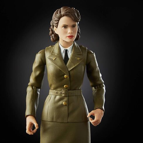 Marvel Legends Series Captain America: The First Avenger 6-Inch-Scale Movie-Inspired Captain America And Peggy Carter Collectible Action Figure 2-Pack (Amazon Exclusive) in Kuwait