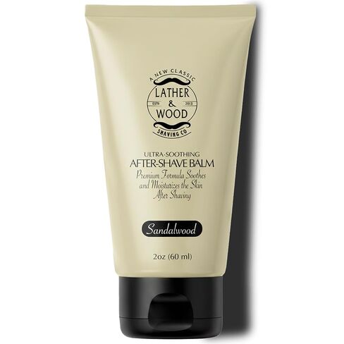 Best After-shave Balm, Sandalwood Scent, Premium Aftershave Lotion, Soothes and Moisturizes Face after shaving, Does Not Dry The Skin, Eliminates Razor Burn For A Silky Smooth Finish … in Kuwait