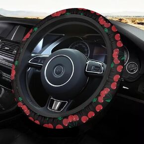 Cute Chicken Car Steering Wheel Cover Elastic Stretch 15 Inch Steering Wheel Cover Easy Installation Sweat Absorption Protector Universal for Cars Truck SUV Van in Saudi Arabia
