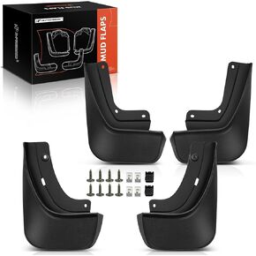 مجموعة A-Premium مكونة من 4 قطع من واقيات الطين وواقي الطين وواقي الطين المتوافقة مع Jeep Grand Cherokee WK2 Sport Utility 2022-2024 مع مجموعات الأجهزة، الأمامية والخلفية (جانب السائق والراكب) in Kuwait