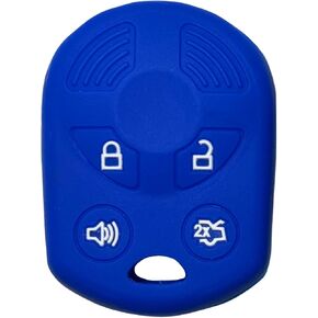 Key Fob Cover for Ford Escape: 4 Buttons Key Fob Case Fit for Ford C-max Edge Escape Hybrid Expedition Fiesta Flex Focus Fusion Taurus 2007-2019丨Remote Protective OUCD6000022 CWTWB1U793 (Blue) in Saudi Arabia