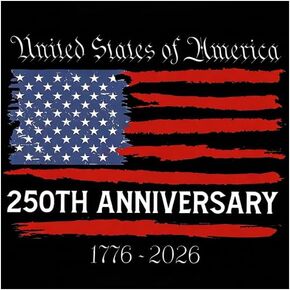 U.S.A. 250th Commemorative Sticker, Patriotic 250th Window Decal Sticker - Decal for Car,Truck,SUV,Laptop-1776-2026 Bumper Sticker - 250 Years USA Independence Day Car Decal (Flag) in Kuwait