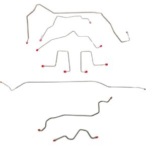 JEGS 13536 Complete Brake Line Set 1998-2000 Chevy S10 Blazer GMC Sonoma Jimmy 4 in Saudi Arabia