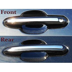 Stainless Polished Chrome Door Handle Accent Trim 4PC, Compatible with Lincoln Nautilus 2019-2020 (4-Door, SUV) in Saudi Arabia