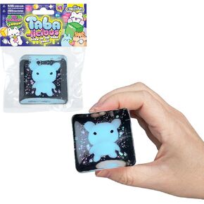 ORB Tabalicious TABA Squishy Glow in The Dark Blue Bear Stress Cube Toy - Soft, Sticky, Glowing TABA Squishy Animal Stress Cubes - Fun Stress Ball Squishies - Kawaii Fidget Toys for Kids and Adults in Saudi Arabia