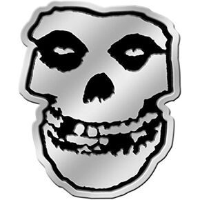 C&D Visionary Misfits Skull 8cm Silver Metal Sticker in Kuwait