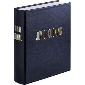 Graphic Image Joy of Cooking, Navy Bonded Leather | Handbound in the USA (8.3" W x 2.25" D x 9.25" H – A Timeless Culinary Classic) in Saudi Arabia