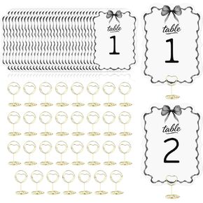 Table Numbers Cards 1-30 Blue Wedding Table Numbers with Holder Table Number Stands Bulk Wedding Table Signs with Head Table Card for Bridal Shower Wedding Anniversary Birthday Decor in Saudi Arabia
