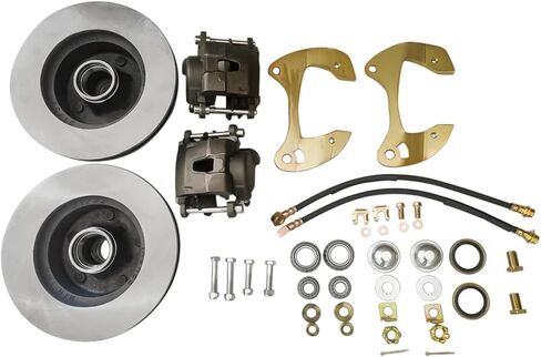 Front Disc Brake Kit 5 x 4-3/4 Inch Replacement for Chevy Full Size Nomad Bel Air Del Ray Impala Car 1955-1964 in Kuwait