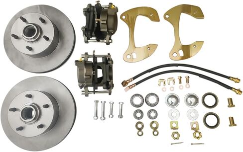 Front Disc Brake Kit 5 x 4-3/4 Inch Replacement for Chevy Full Size Nomad Bel Air Del Ray Impala Car 1955-1964 in Kuwait
