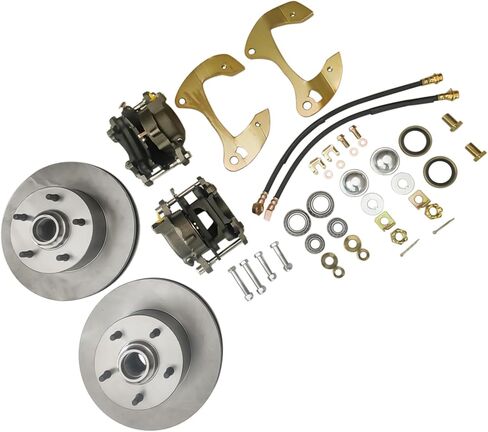 Front Disc Brake Kit 5 x 4-3/4 Inch Replacement for Chevy Full Size Nomad Bel Air Del Ray Impala Car 1955-1964 in Kuwait