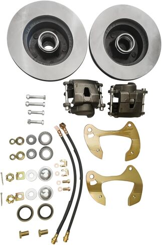 Front Disc Brake Kit 5 x 4-3/4 Inch Replacement for Chevy Full Size Nomad Bel Air Del Ray Impala Car 1955-1964 in Kuwait