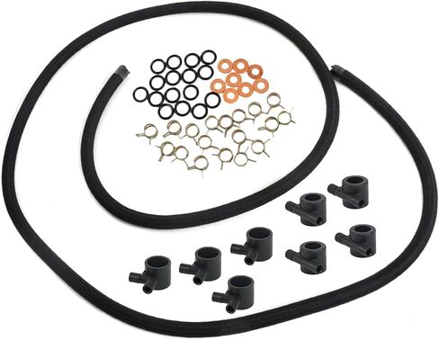 WFLNHB Fuel Injector Return Line Kit Fuel Injector Repair Kit 7135-276 Replacement for Ford Diesel Trucks 7.3L 1988-1994 in Kuwait