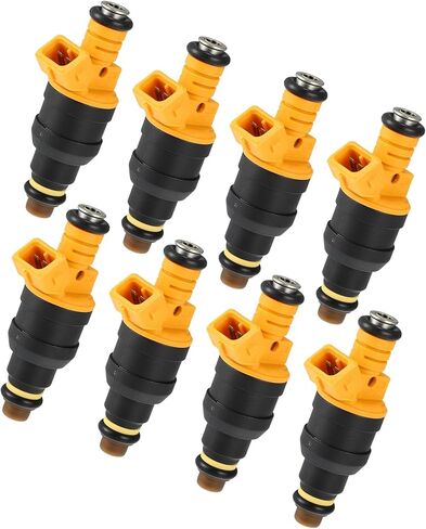 Motoforti 8 Pcs 0280150909 FOTZ9F593C FOTE9F593D5A Fuel Injector Nozzle for Ford F-150 Bronco 4.6L 5.0L 5.8L 1986-1996 for Ford F250 F350 Super Duty 5.4L 1999-2003 Long-lasting in Kuwait