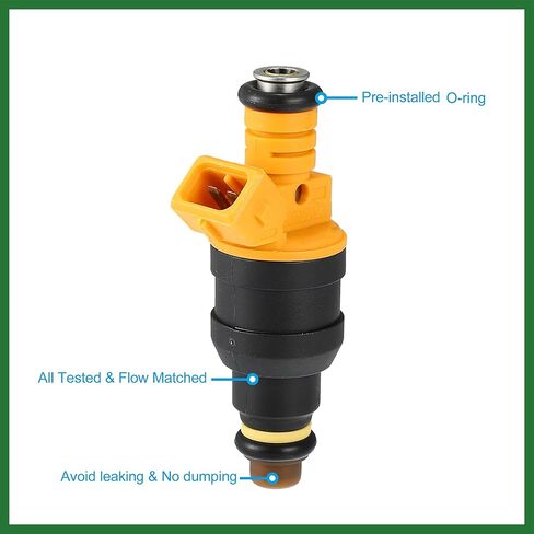 Motoforti 8 Pcs 0280150909 FOTZ9F593C FOTE9F593D5A Fuel Injector Nozzle for Ford F-150 Bronco 4.6L 5.0L 5.8L 1986-1996 for Ford F250 F350 Super Duty 5.4L 1999-2003 Long-lasting in Kuwait