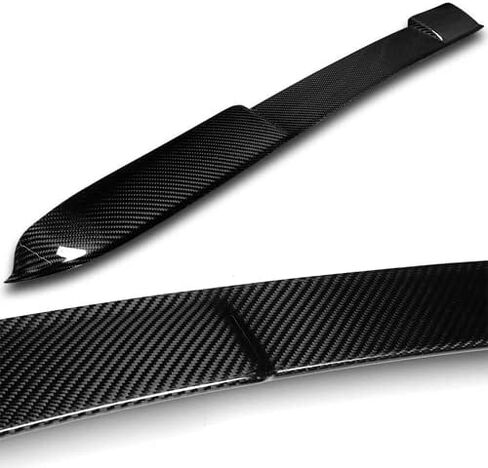 Black Real Carbon Fiber V-Style Rear Window Roof Spoiler Wing Compatible with 2008-2013 Nissan Altima 2DR Coupe, 2009 2010 2011 2012 in Saudi Arabia
