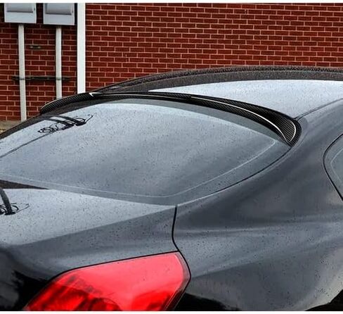 Black Real Carbon Fiber V-Style Rear Window Roof Spoiler Wing Compatible with 2008-2013 Nissan Altima 2DR Coupe, 2009 2010 2011 2012 in Saudi Arabia