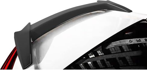 FREEMOTOR802 Rear Trunk Spoiler Fits 2016-2021 Honda Civic Sedan, Long LED Style Matte Black ABS Racing Deck Lid Spoiler Rear Trunk Tail Lip Wing in Kuwait