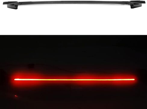 FREEMOTOR802 Rear Trunk Spoiler Fits 2016-2021 Honda Civic Sedan, Long LED Style Matte Black ABS Racing Deck Lid Spoiler Rear Trunk Tail Lip Wing in Kuwait