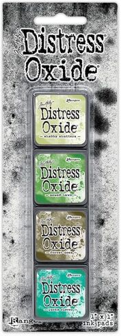 Tim Holtz Ranger Distress Oxide Mini Ink Cube Pads, Kit #15 in Kuwait